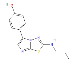 2D structure of the orthosteric ligand