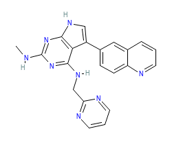 2D structure of the orthosteric ligand