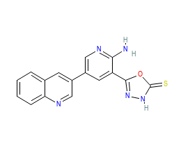 2D structure of the orthosteric ligand