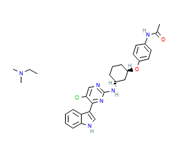 2D structure of the orthosteric ligand