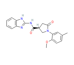 2D structure of the orthosteric ligand