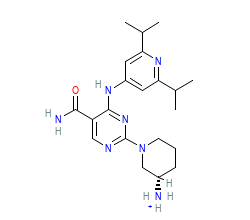 2D structure of the orthosteric ligand