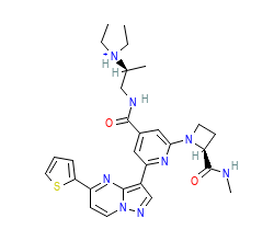2D structure of the orthosteric ligand