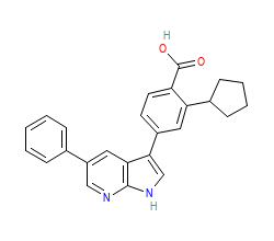 2D structure of the orthosteric ligand