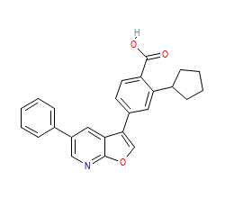 2D structure of the orthosteric ligand