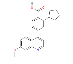 2D structure of the orthosteric ligand