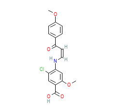 2D structure of the orthosteric ligand