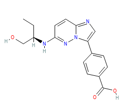 2D structure of the orthosteric ligand