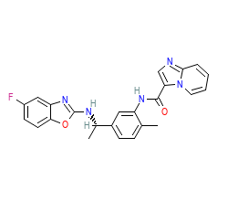 2D structure of the orthosteric ligand