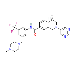 2D structure of the orthosteric ligand