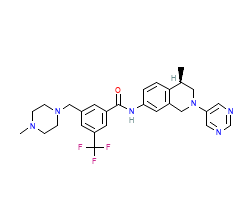 2D structure of the orthosteric ligand