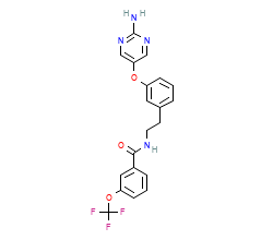 2D structure of the orthosteric ligand