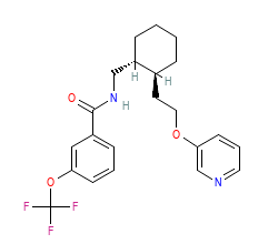 2D structure of the orthosteric ligand