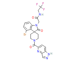 2D structure of the orthosteric ligand
