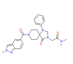 2D structure of the orthosteric ligand