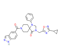 2D structure of the orthosteric ligand