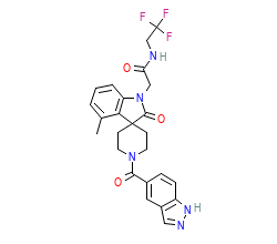2D structure of the orthosteric ligand