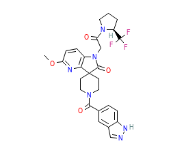 2D structure of the orthosteric ligand