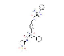 2D structure of the orthosteric ligand