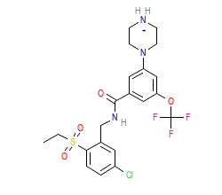 2D structure of the orthosteric ligand