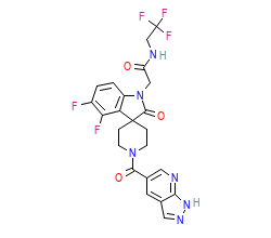 2D structure of the orthosteric ligand
