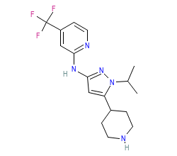 2D structure of the orthosteric ligand