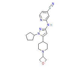 2D structure of the orthosteric ligand