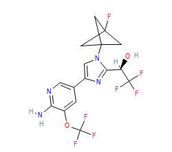 2D structure of the orthosteric ligand