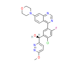 2D structure of the orthosteric ligand