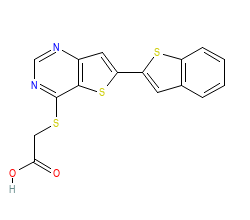 2D structure of the orthosteric ligand