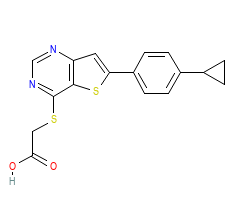 2D structure of the orthosteric ligand