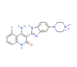 2D structure of the orthosteric ligand