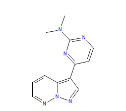 2D structure of the orthosteric ligand