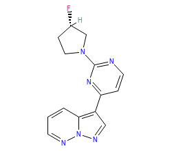 2D structure of the orthosteric ligand