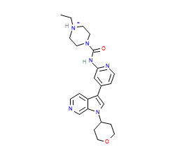 2D structure of the orthosteric ligand