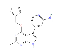 2D structure of the orthosteric ligand