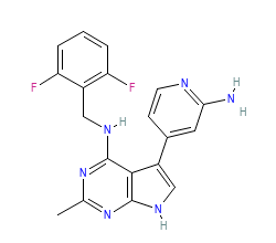 2D structure of the orthosteric ligand
