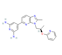 2D structure of the orthosteric ligand