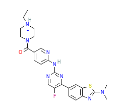 2D structure of the orthosteric ligand