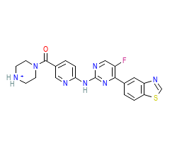 2D structure of the orthosteric ligand