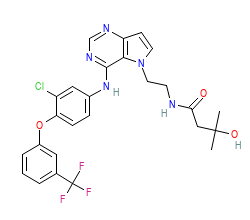 2D structure of the orthosteric ligand