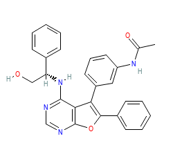 2D structure of the orthosteric ligand