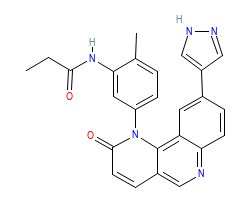 2D structure of the orthosteric ligand