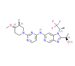 2D structure of the orthosteric ligand