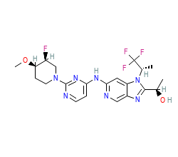 2D structure of the orthosteric ligand