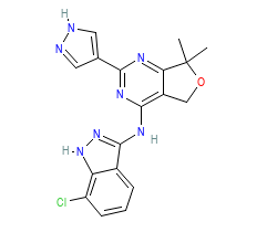 2D structure of the orthosteric ligand