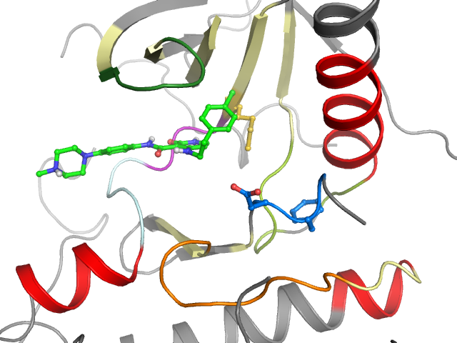 The orthosteric binding pocket