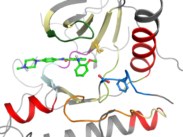 The orthosteric binding pocket