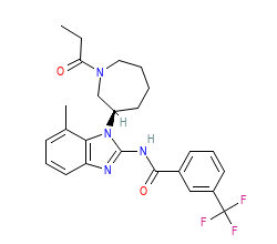 2D structure of the orthosteric ligand