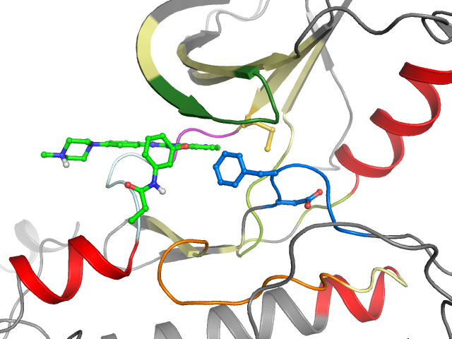 The orthosteric binding pocket